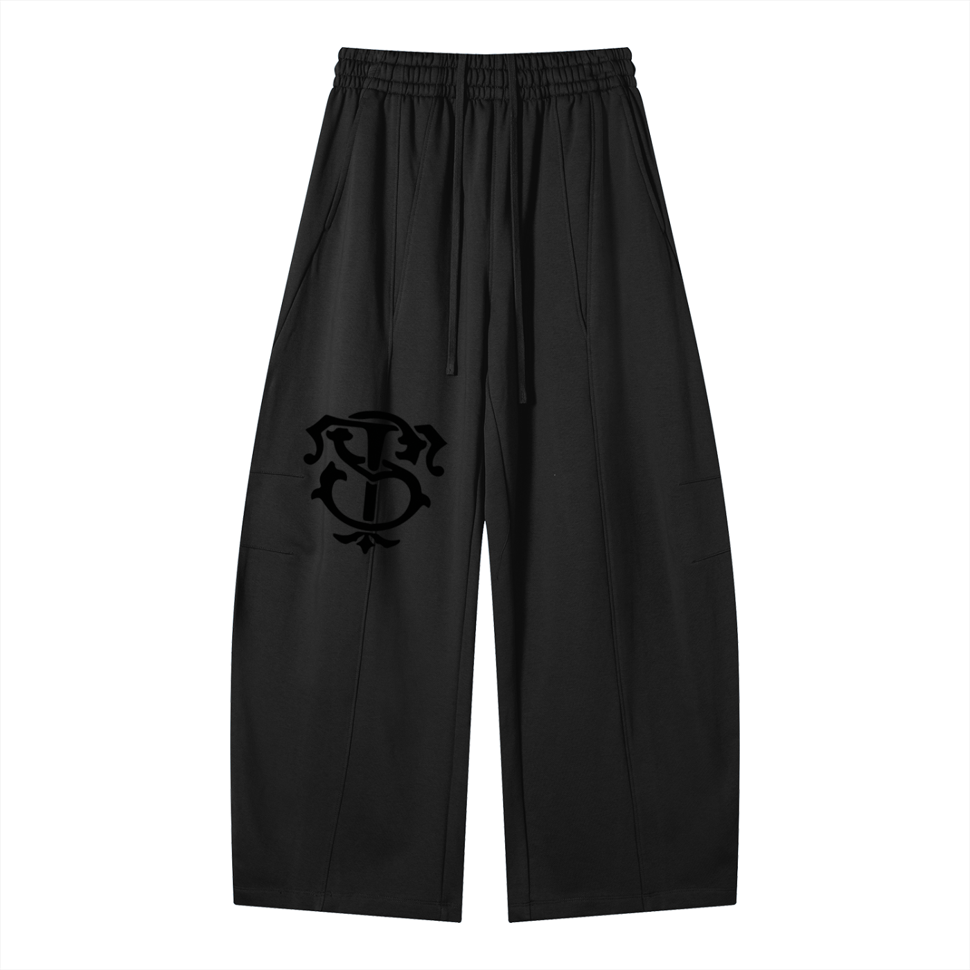 Heavyweight Wide Leg Panel Sweatpants