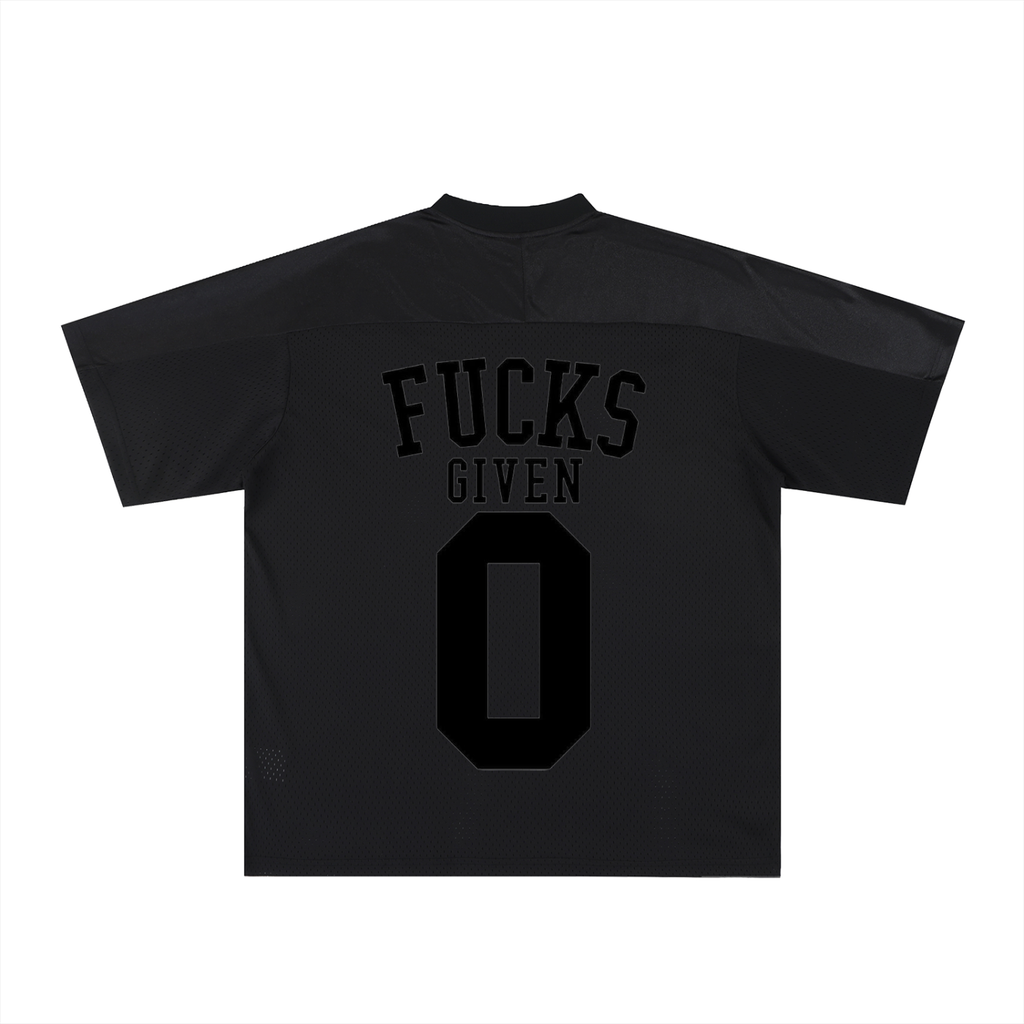 Oversized Mesh V-Neck Soccer Jersey