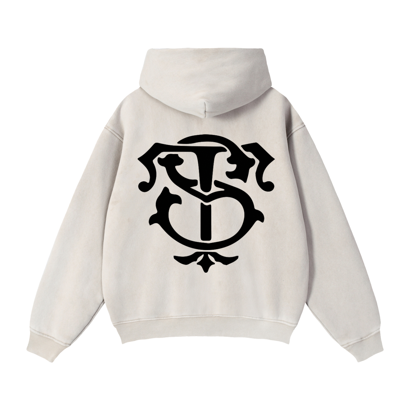 Zip-Through Boxy Fleece Hoodie