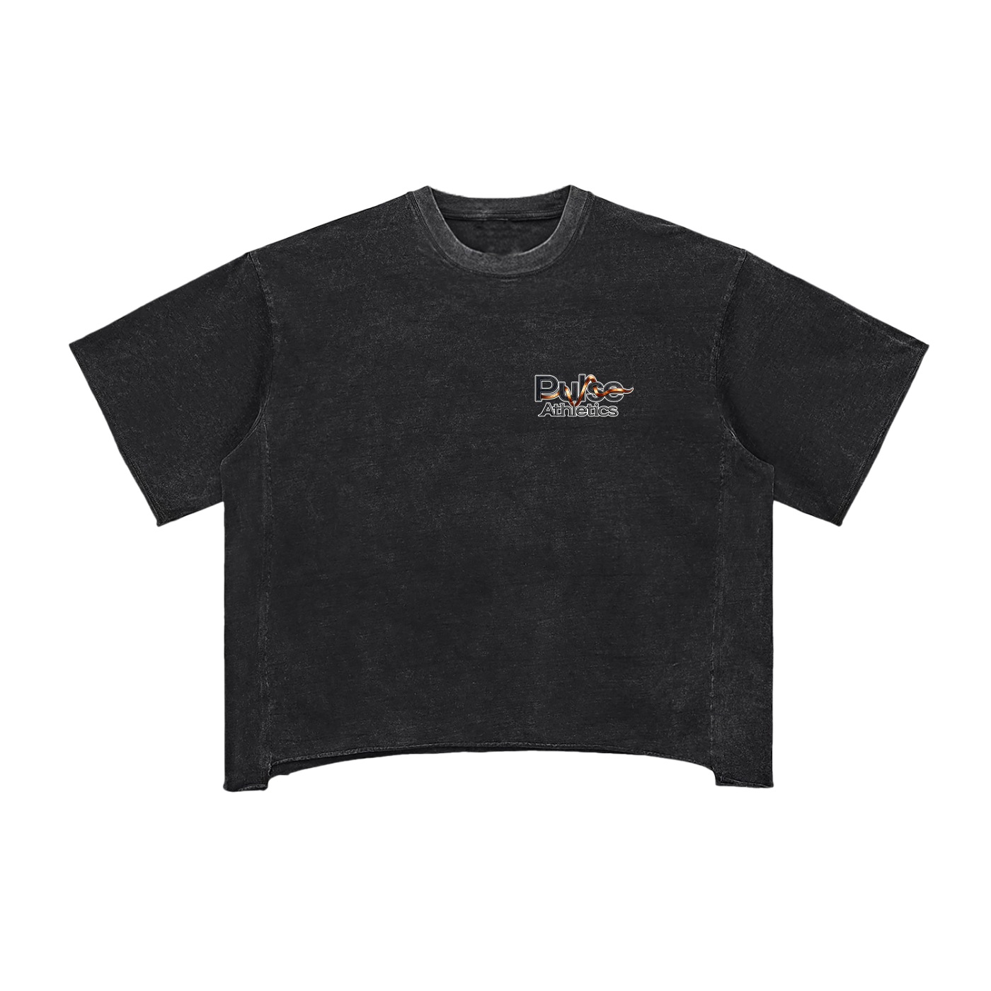 Raw Edge Snow Washed Boxy T-Shirt