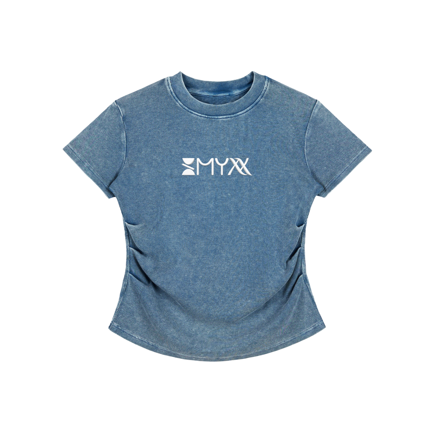 Vintage Washed Bodycon Cotton T-Shirt