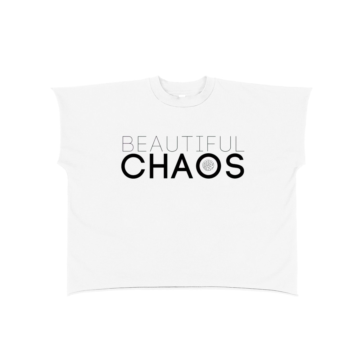 Raw Edge Boxy Non-Shrink T-Shirt