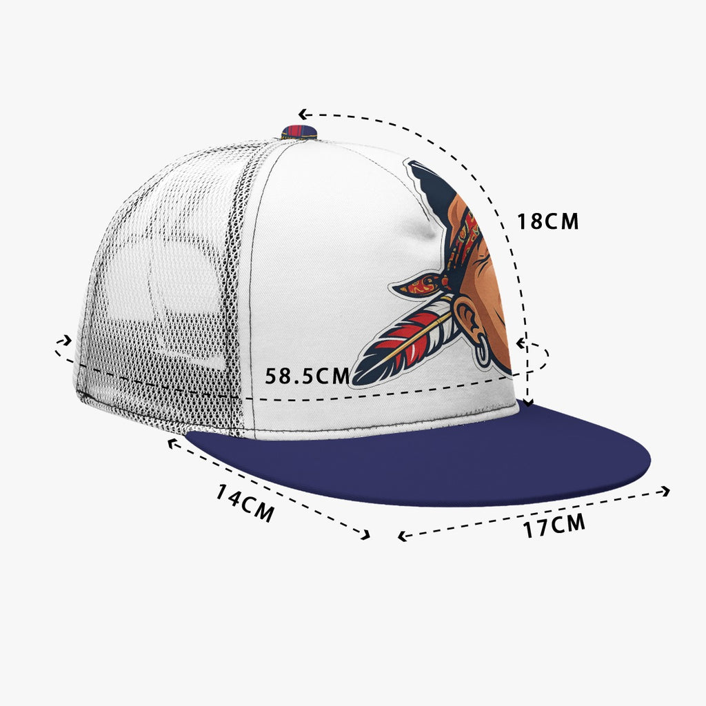 Bodega — Mesh Panel Flat Brim Cap