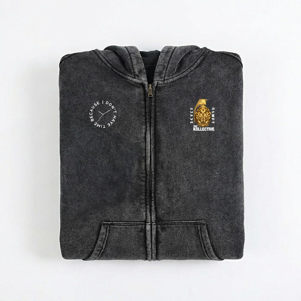 No Time Zip Hoodie