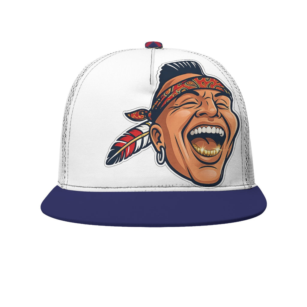 Bodega — Mesh Panel Flat Brim Cap