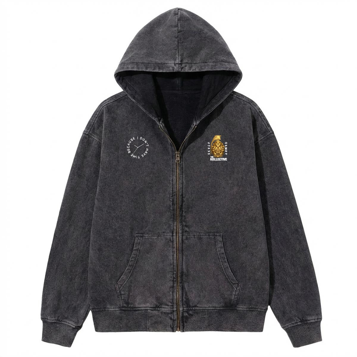 No Time Zip Hoodie