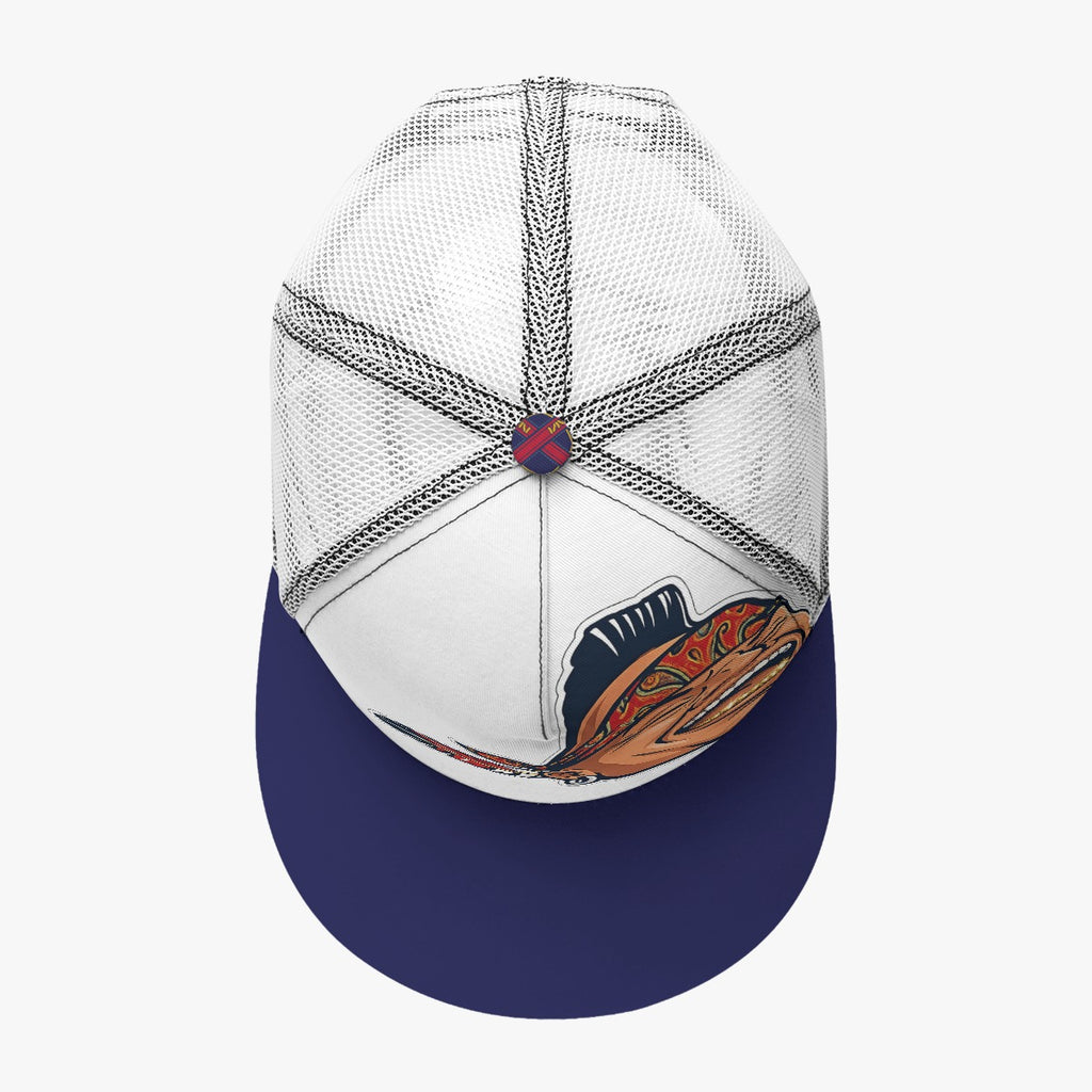 Bodega — Mesh Panel Flat Brim Cap