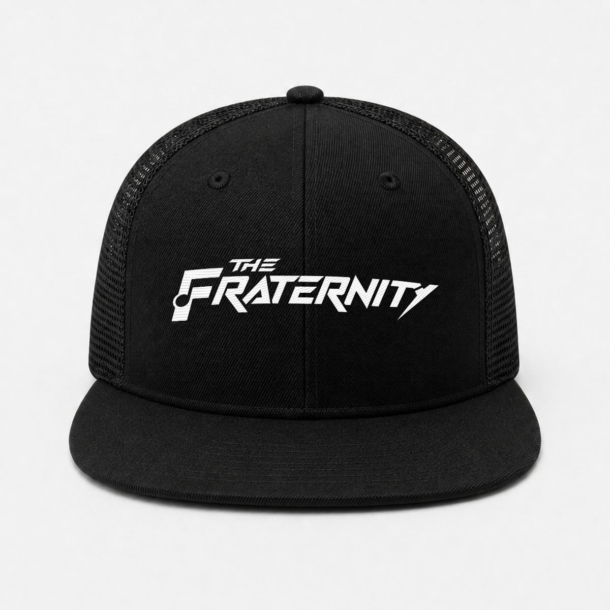 The Fraternity — Crest Flat-Brim Mesh Cap