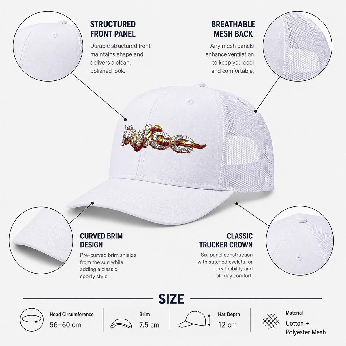 PULSE — Country Club Curved Cap