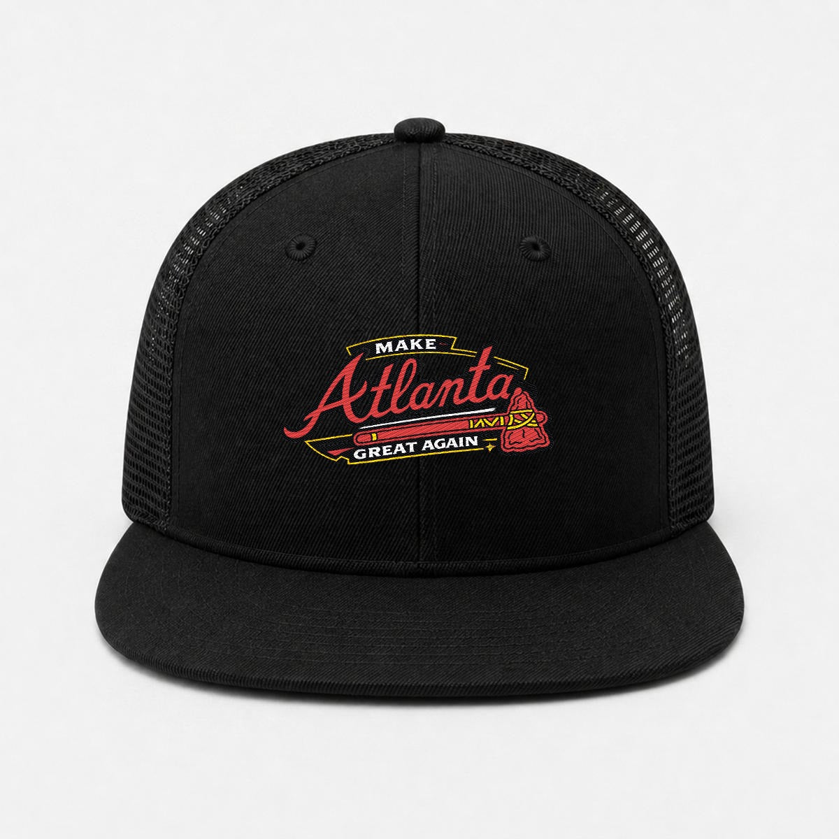MAGA — Skyline Flat-Brim Mesh Cap