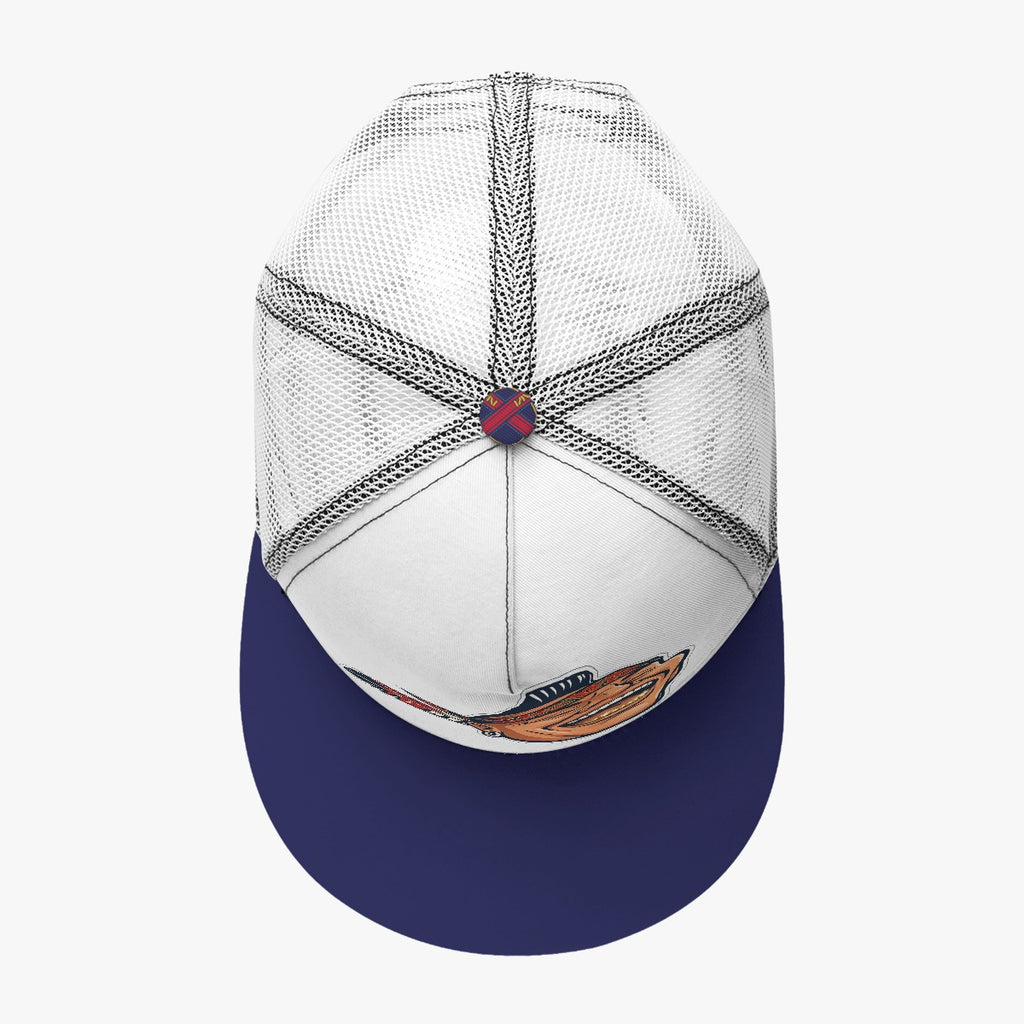 Bodega — White Panel Mesh Cap