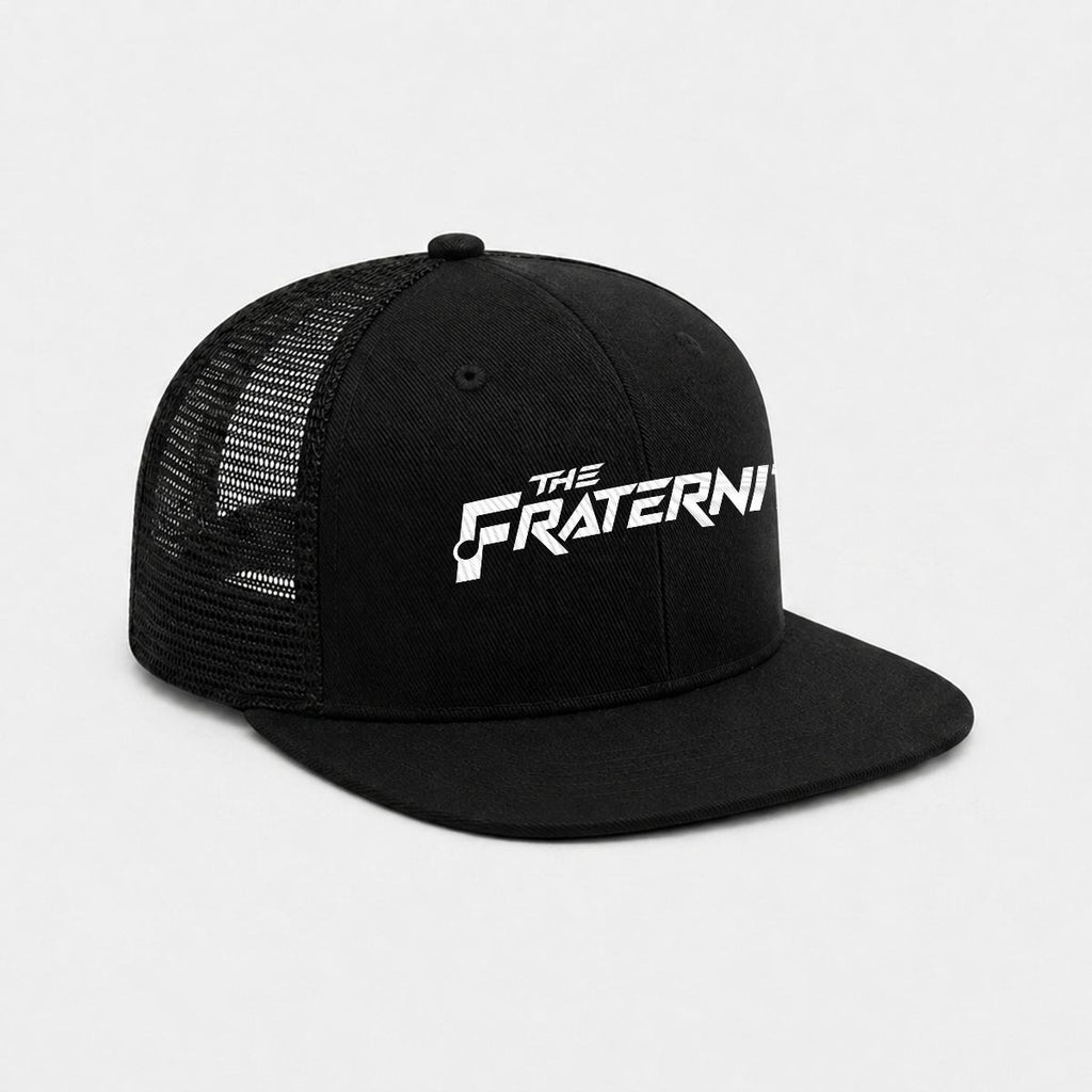 The Fraternity — Crest Flat-Brim Mesh Cap
