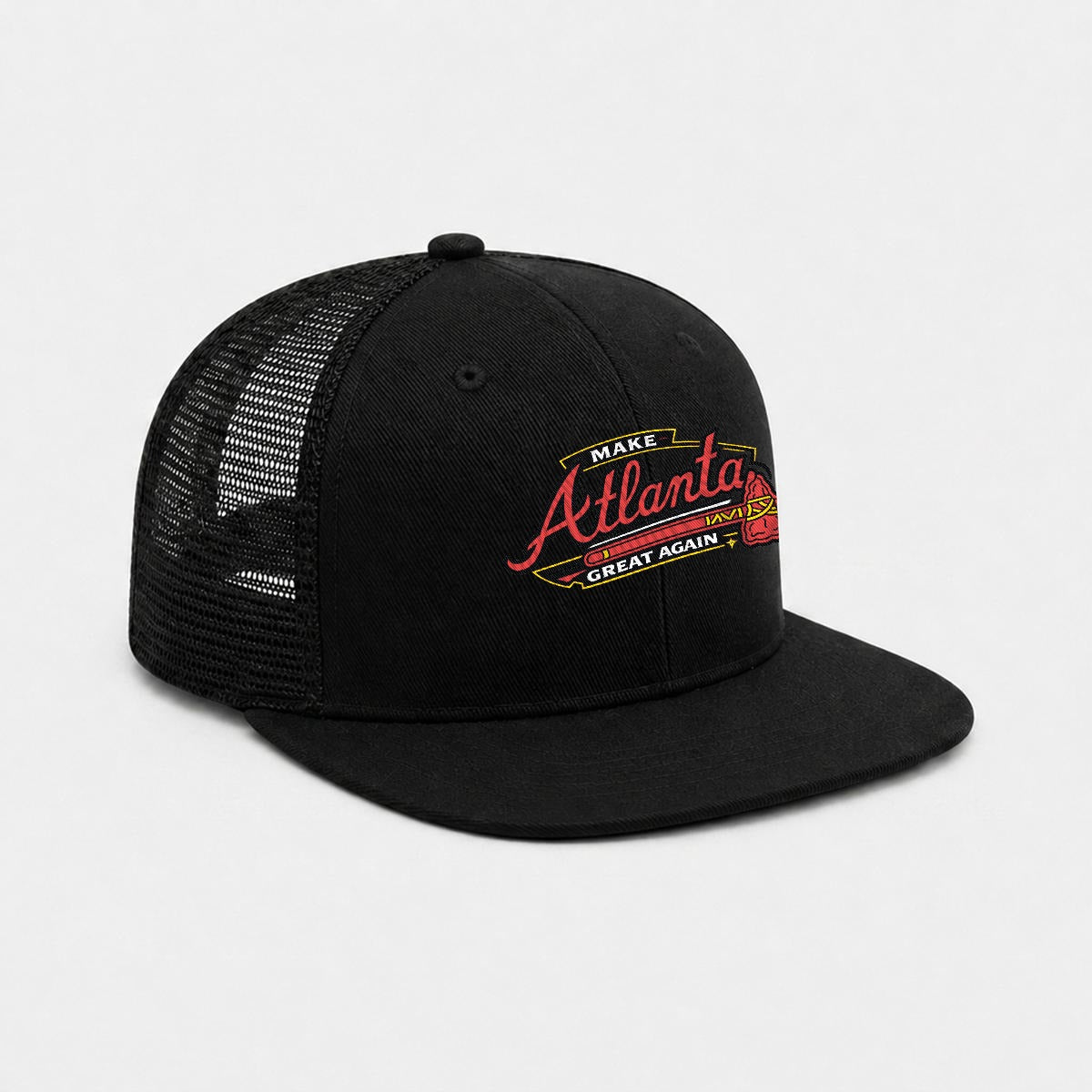 MAGA — Skyline Flat-Brim Mesh Cap
