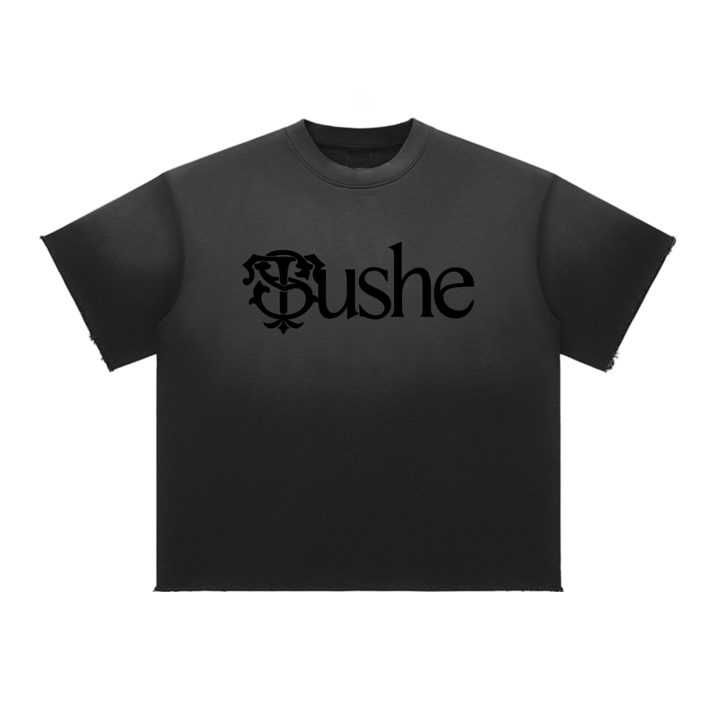 Sun Fade Raw Edge T-Shirt