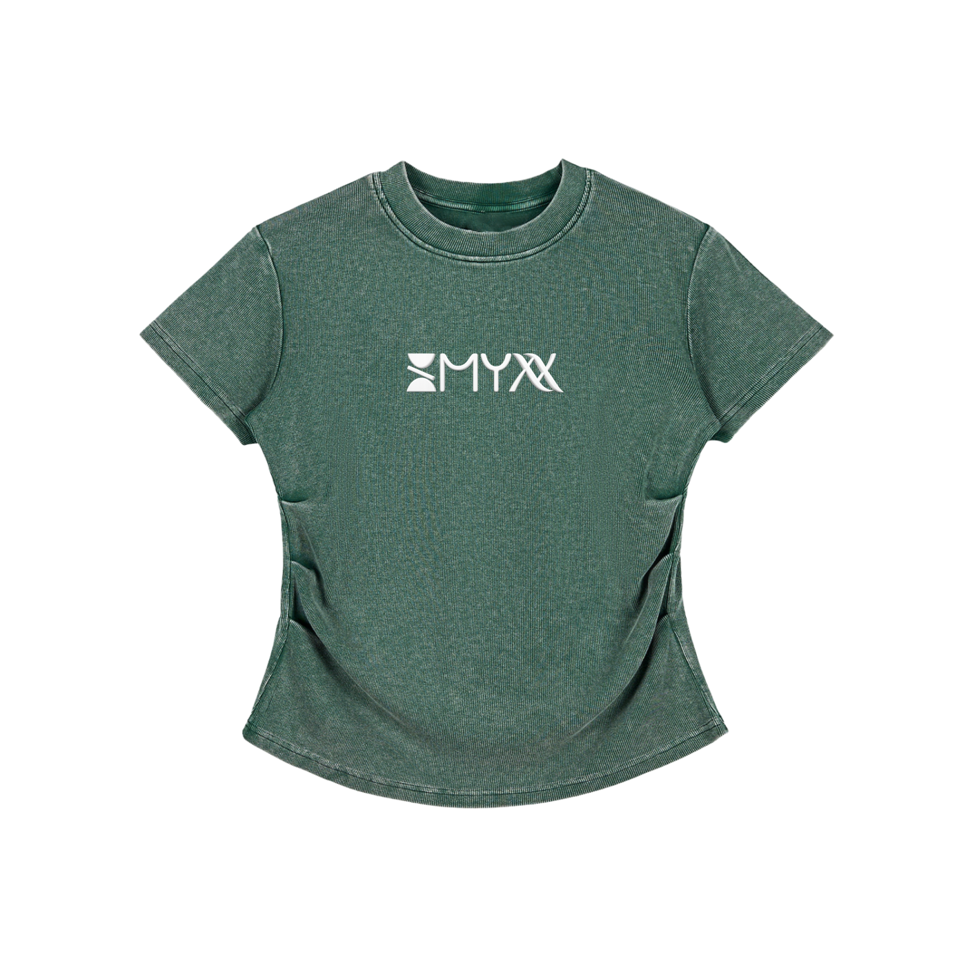 Vintage Washed Bodycon Cotton T-Shirt