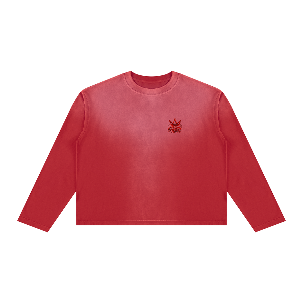 STUSH Sunset Fade Boxy Long Sleeve