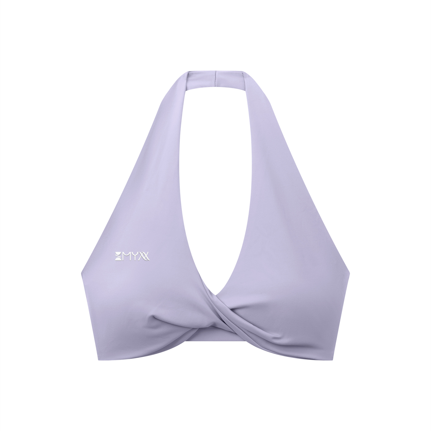 Women's Pleated Halter Sports Bra