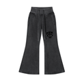 Vintage Washed Flared Fleece Pants