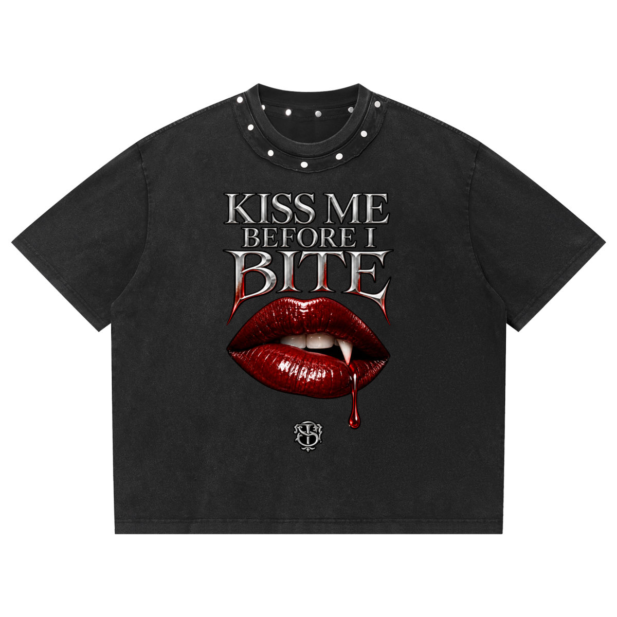 STUSH Hardware Washed Studded Tee