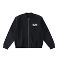 Essential Zip-Up Fleeced Varsity Jacket