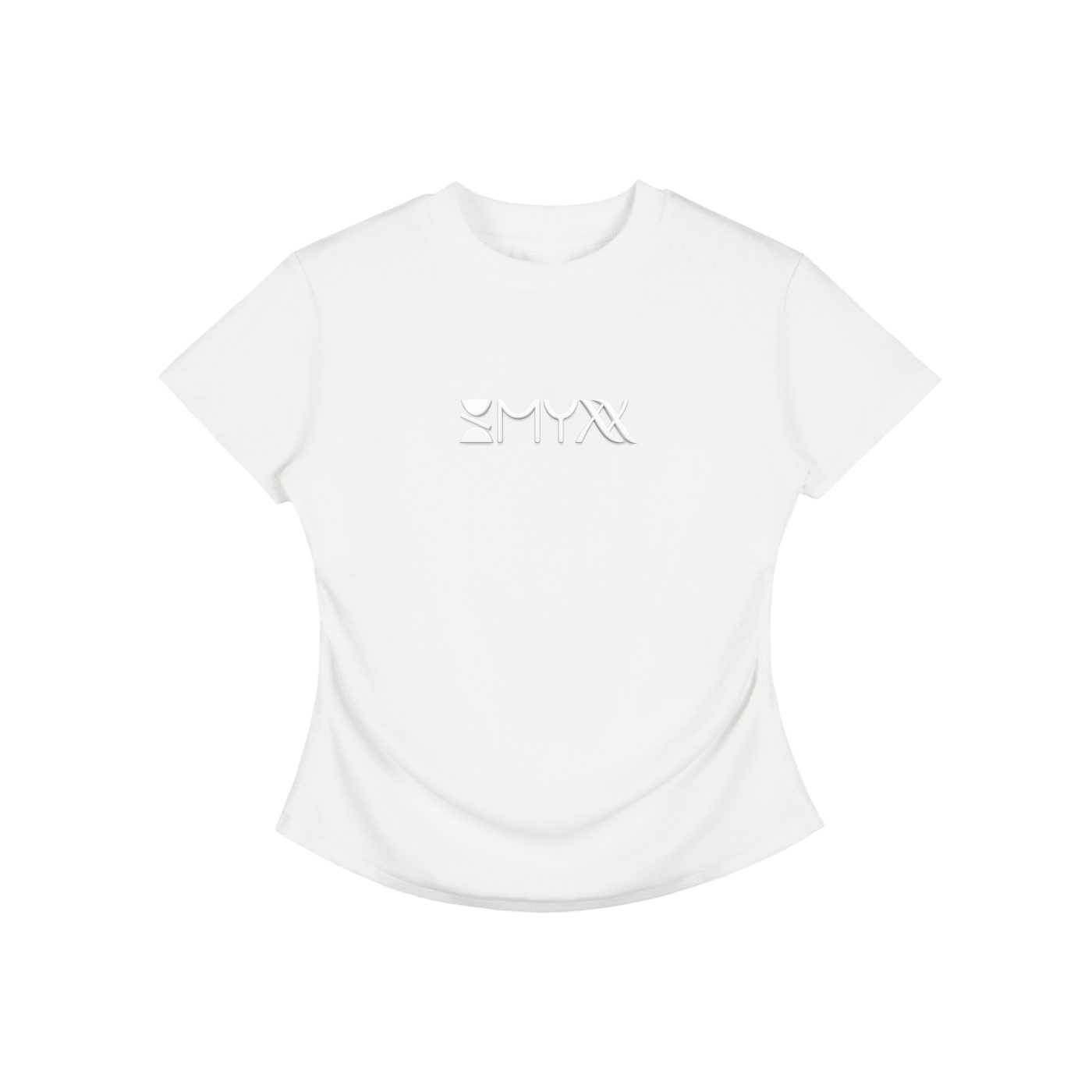 Vintage Washed Bodycon Cotton T-Shirt