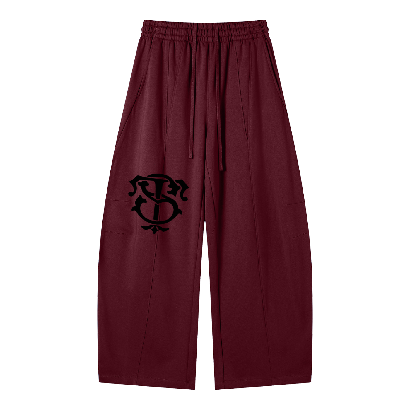 Heavyweight Wide Leg Panel Sweatpants