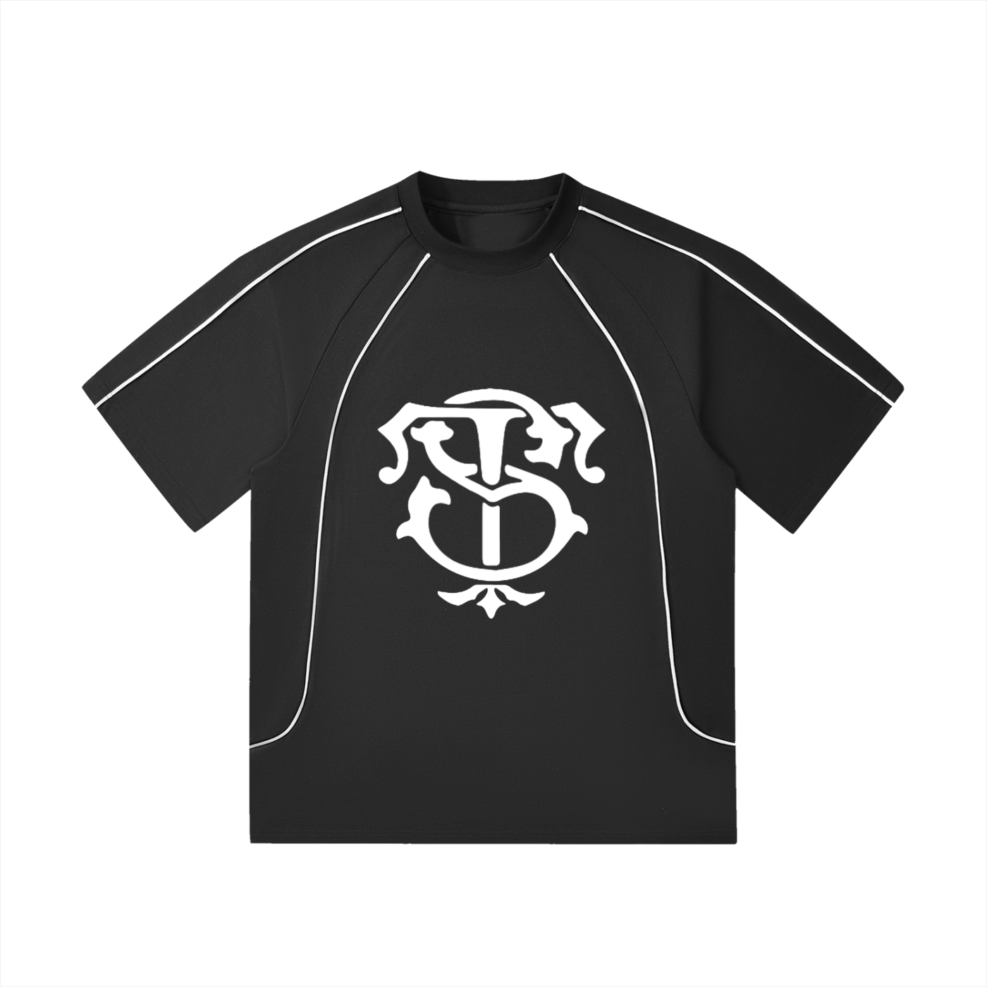 Contrast Stitch Raglan T-Shirt