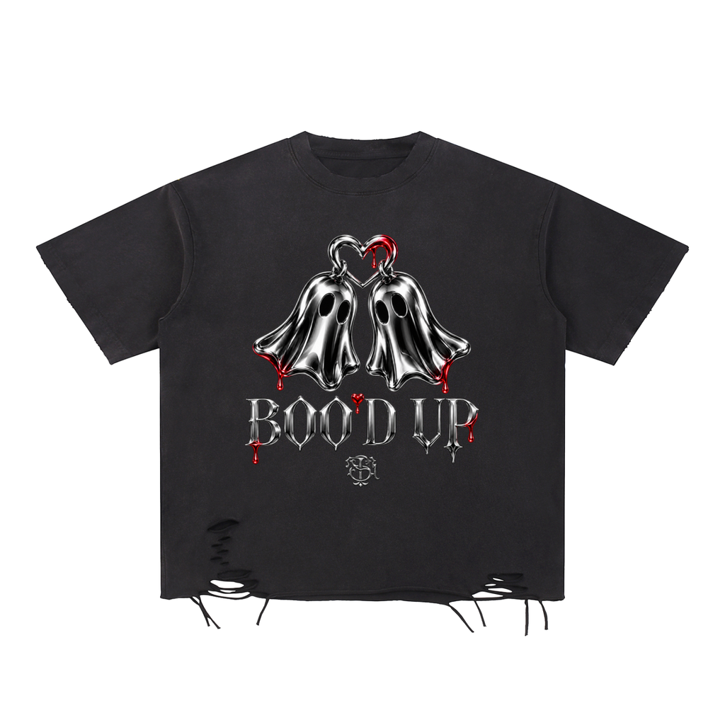 STUSH Rough Cut Snow-Wash Tee