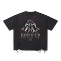 STUSH Rough Cut Snow-Wash Tee
