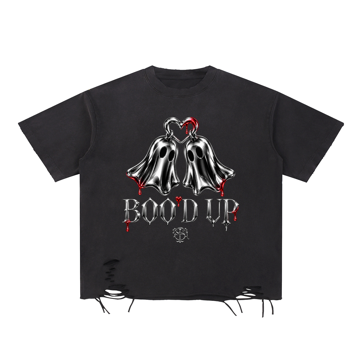 STUSH Rough Cut Snow-Wash Tee