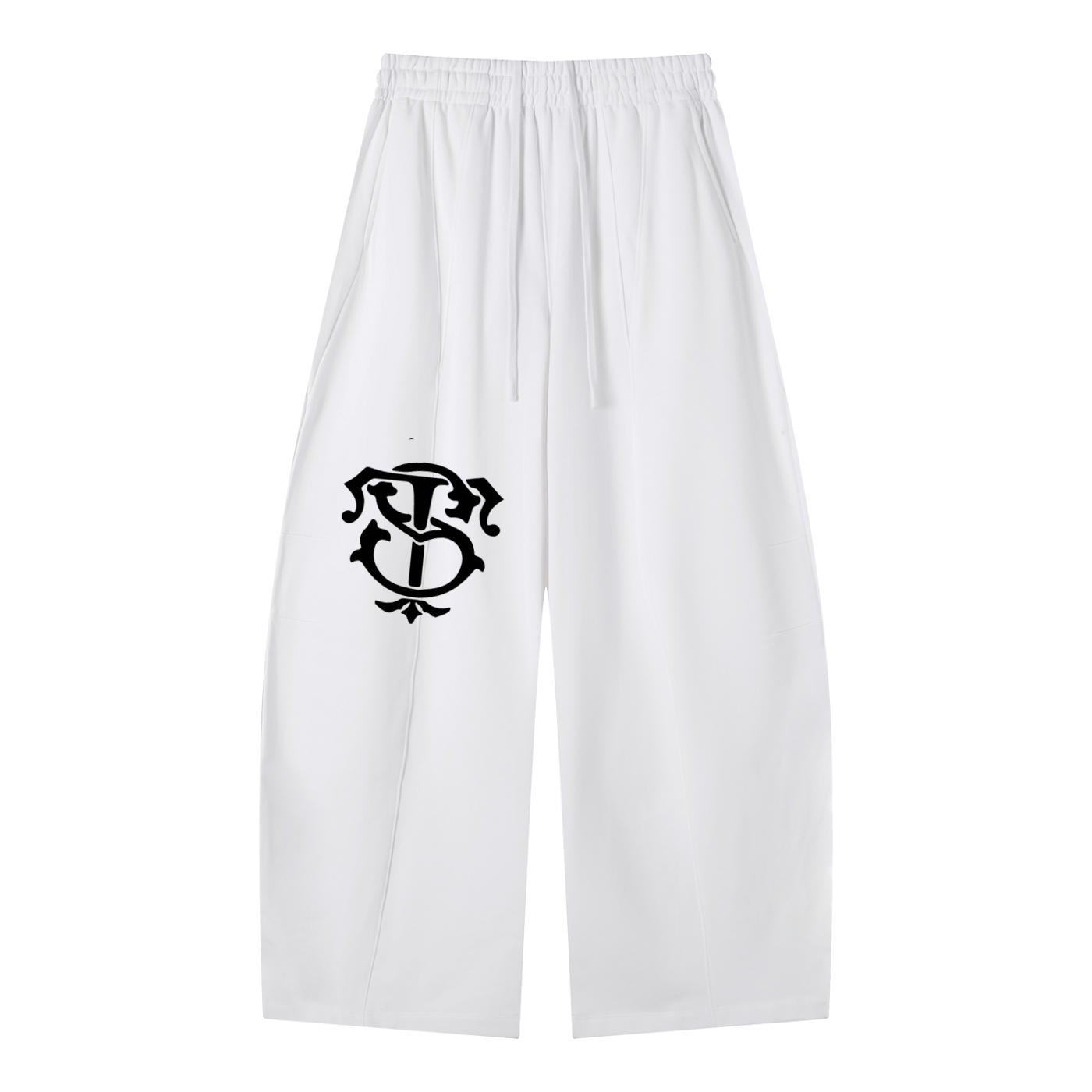 Heavyweight Wide Leg Panel Sweatpants