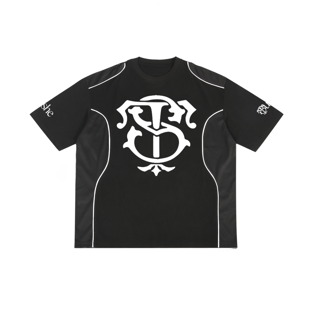 Contrast Piped Panel T-Shirt