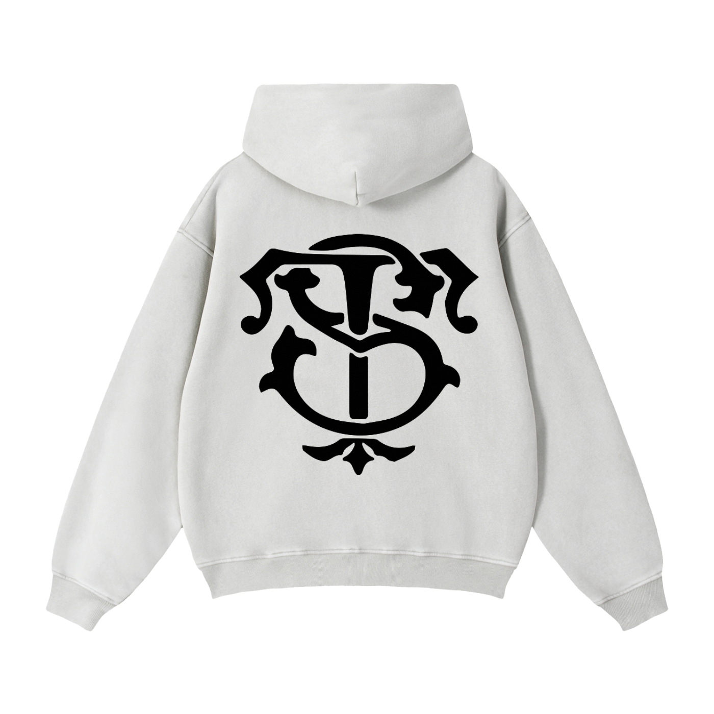 Zip-Through Boxy Fleece Hoodie