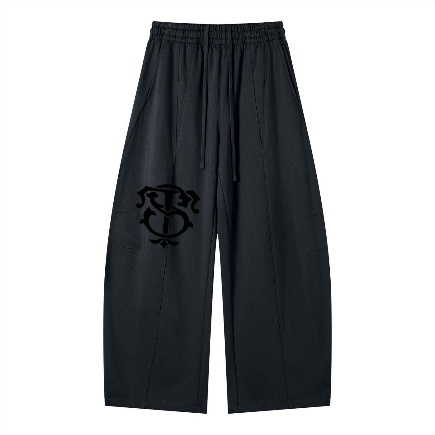 Heavyweight Wide Leg Panel Sweatpants