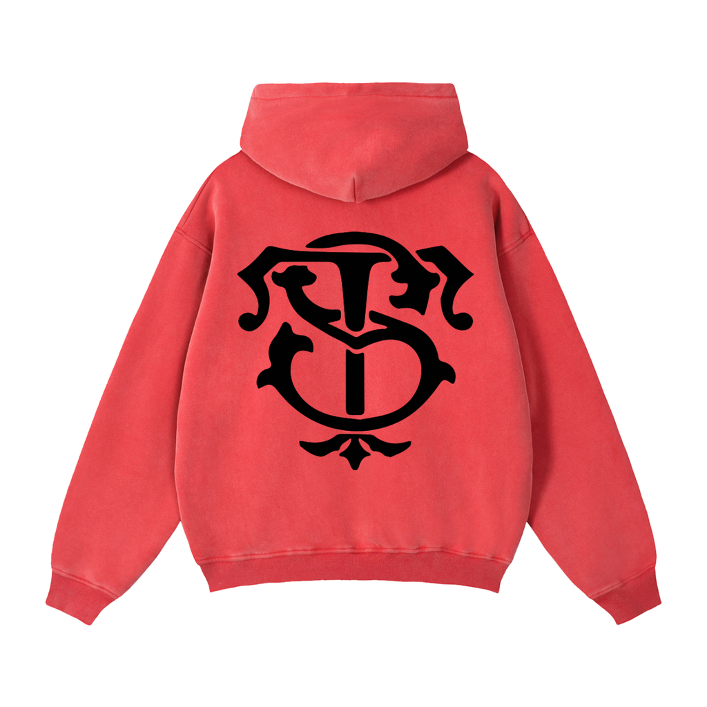 Zip-Through Boxy Fleece Hoodie