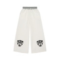Striped Waist Wide Leg Pants