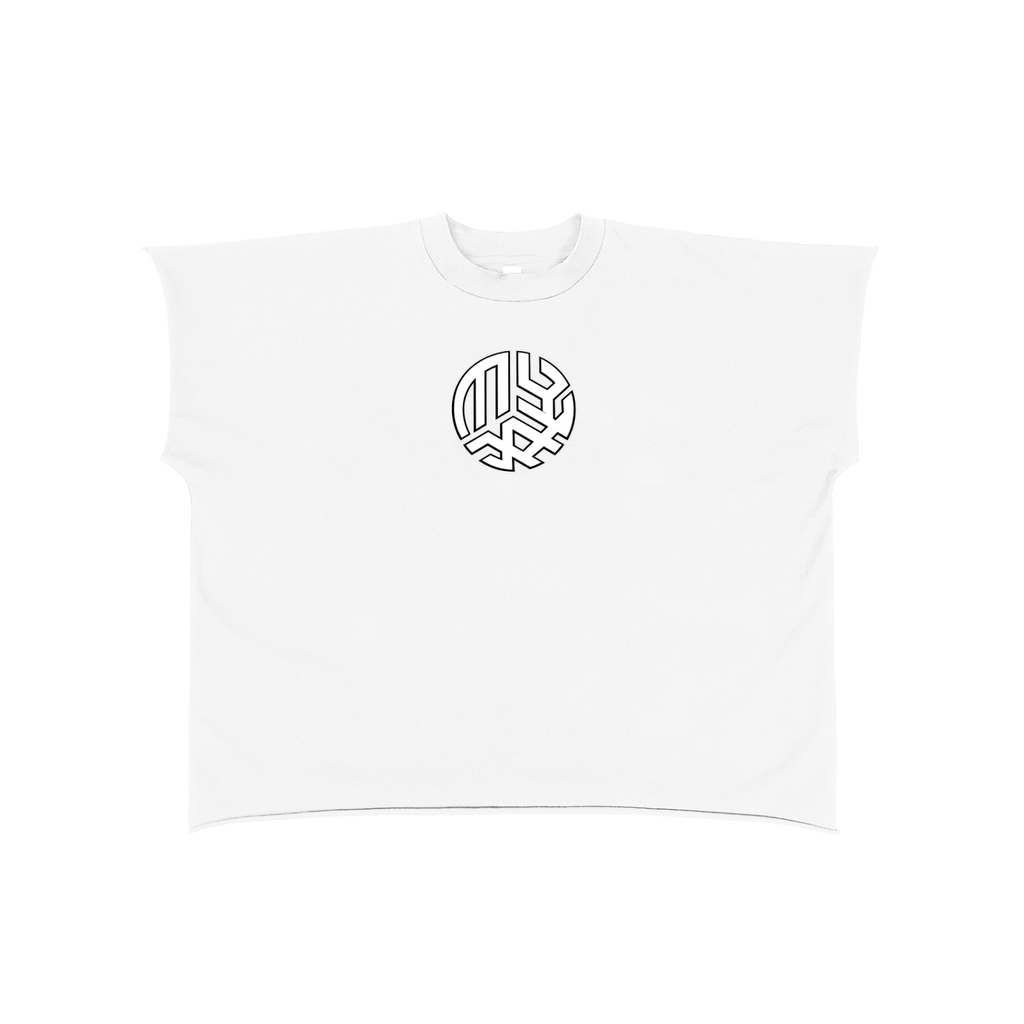 Raw Edge Boxy Non-Shrink T-Shirt