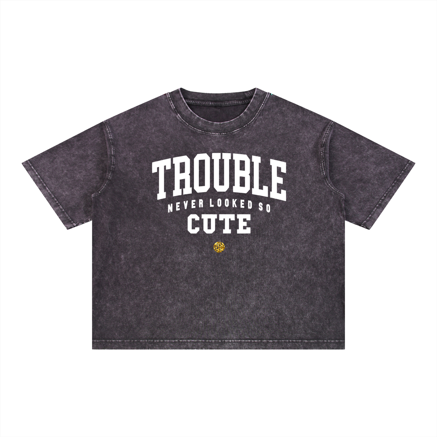 Mineral Wash Boxy Cotton T-Shirt