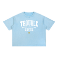 Mineral Wash Boxy Cotton T-Shirt
