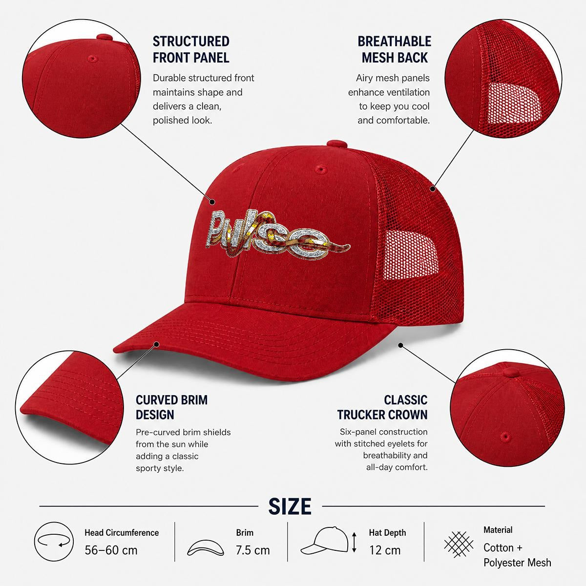 PULSE — Country Club Curved Cap
