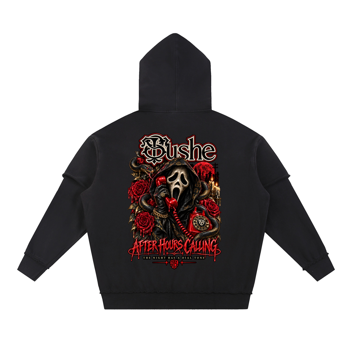 STUSH Double Trouble Snow-Wash Hoodie