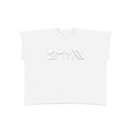 Raw Edge Boxy Non-Shrink T-Shirt