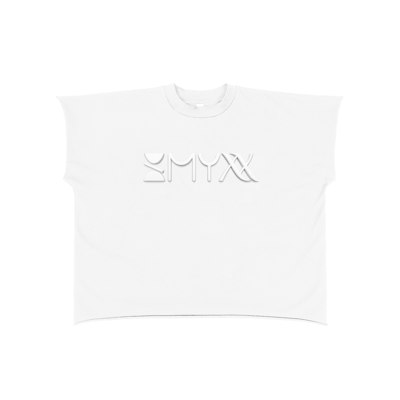 Raw Edge Boxy Non-Shrink T-Shirt