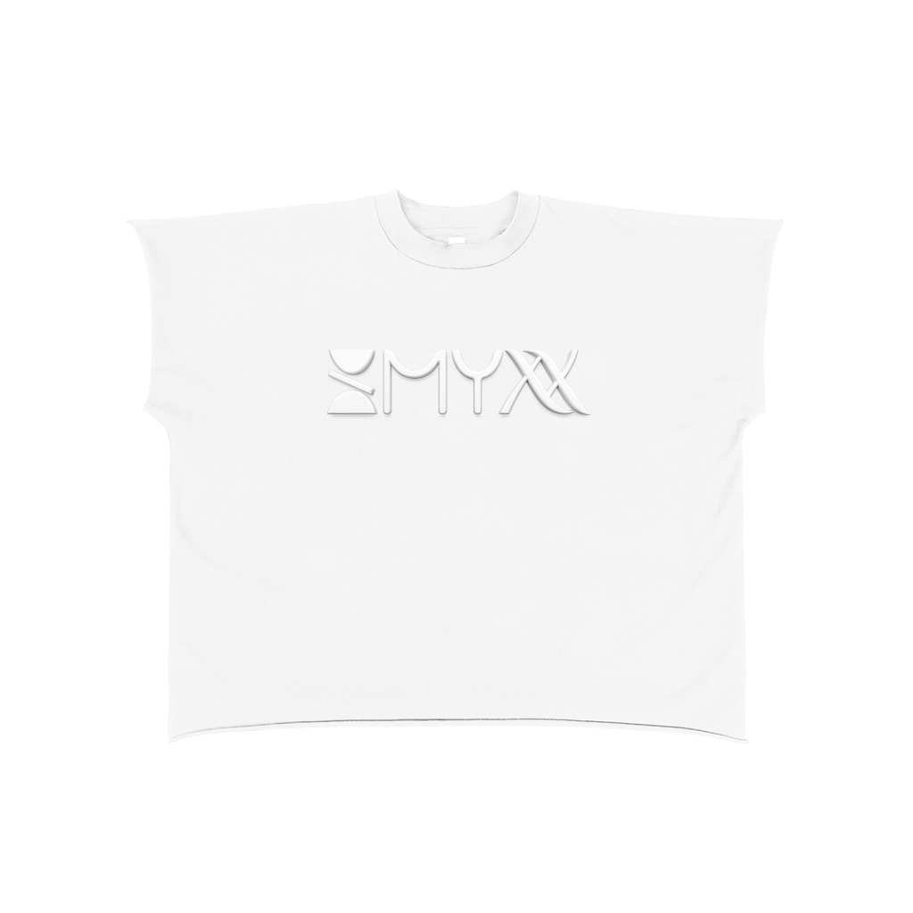 Raw Edge Boxy Non-Shrink T-Shirt