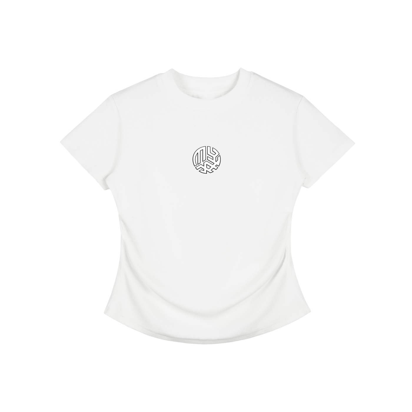 Vintage Washed Bodycon Cotton T-Shirt