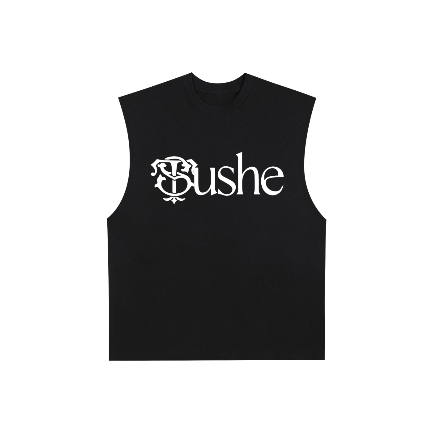 Raw Edge Cotton Tank Top