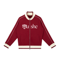 Color Block Raglan Sleeve Zip Track Jacket