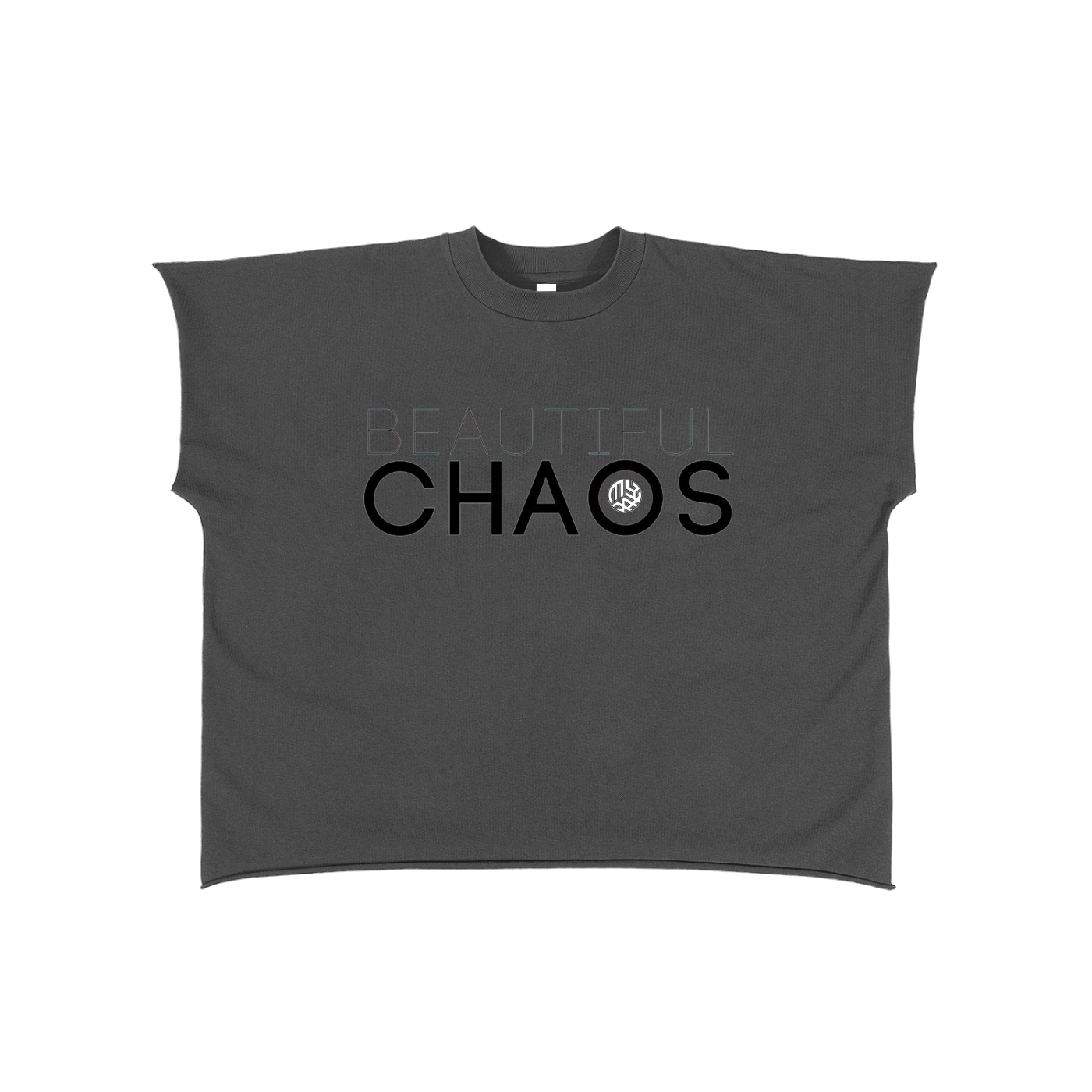 Raw Edge Boxy Non-Shrink T-Shirt