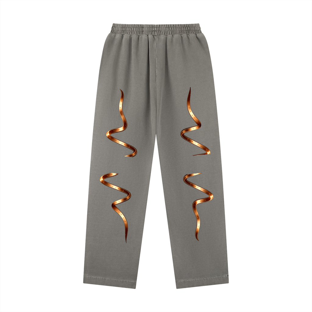 Vintage Washed Drawstring Sweatpants