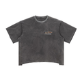 Raw Edge Snow Washed Boxy T-Shirt